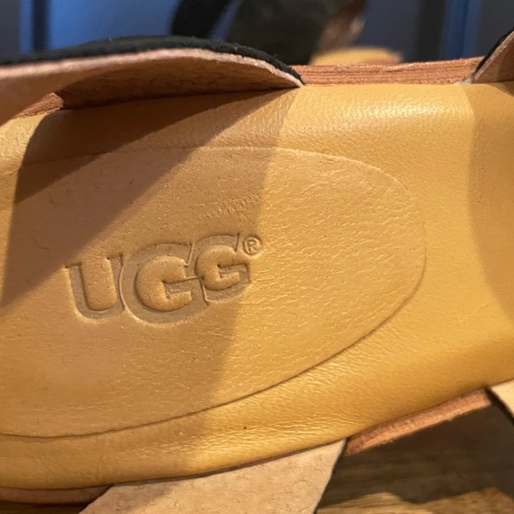 UGG black ankle strap Sandals 9 - Picture 9 of 10